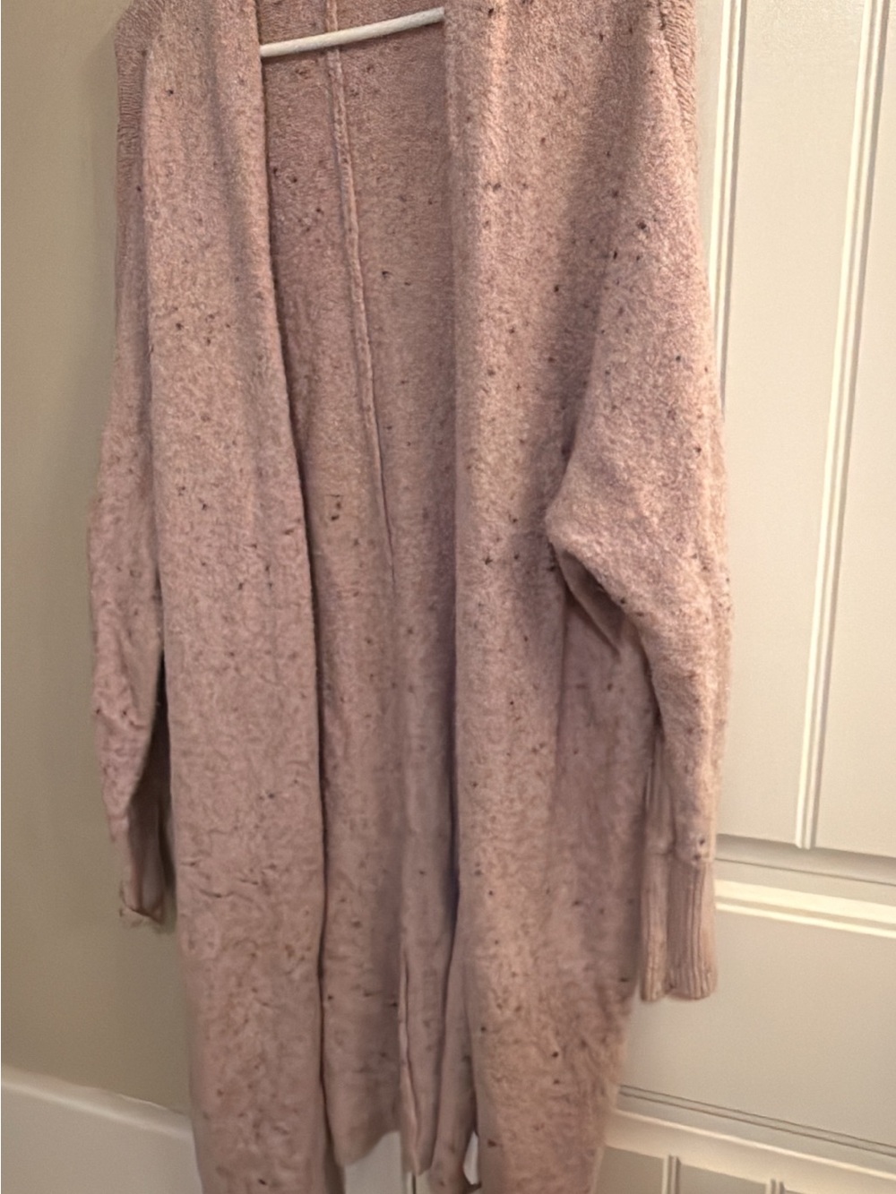 Old Navy Blush Pink Open-Front Oversized Women’s Cardigan